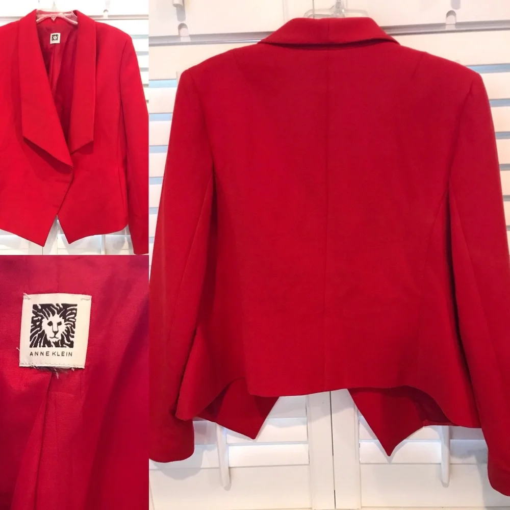 Wool Red blazer - Picture 6 of 8